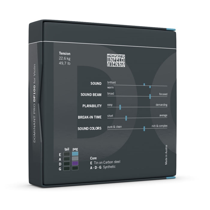 Dominant Pro Violin String Set 专业多米南特小提琴弦套装