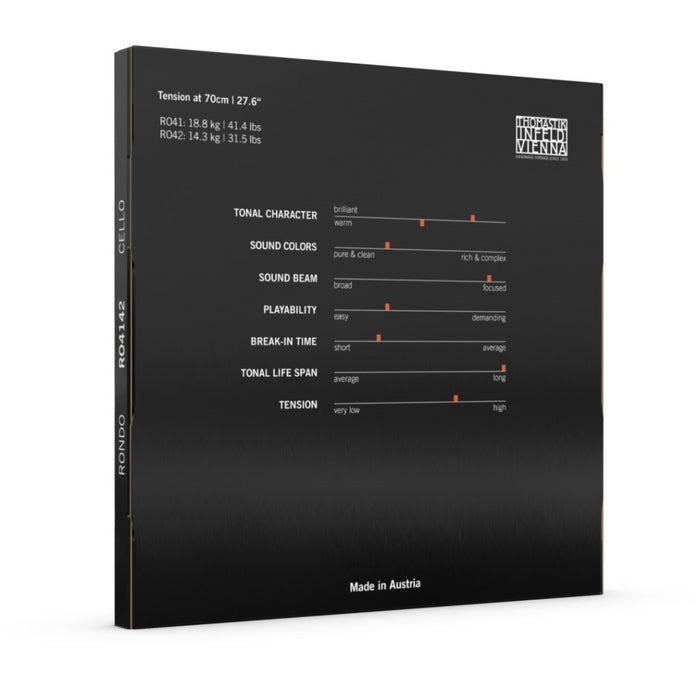 Rondo Cello String Set 朗多大提琴弦套装