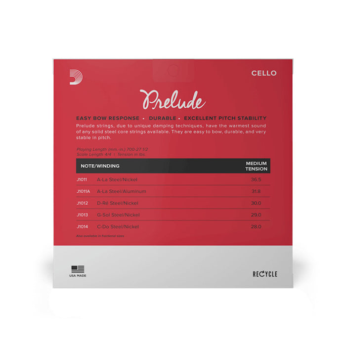 Prelude Cello String 序曲大提琴弦 J1010 4/4
