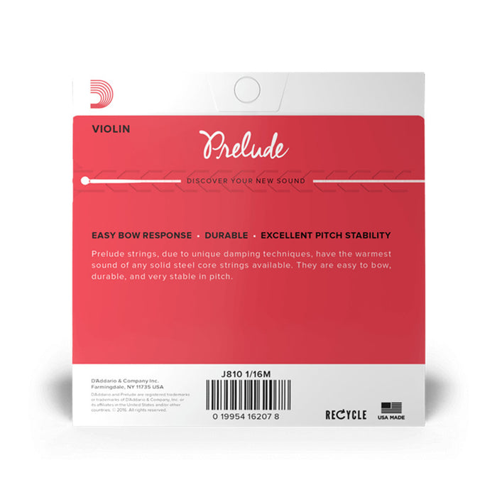 Prelude Violin String 序曲小提琴弦 J810 1/16