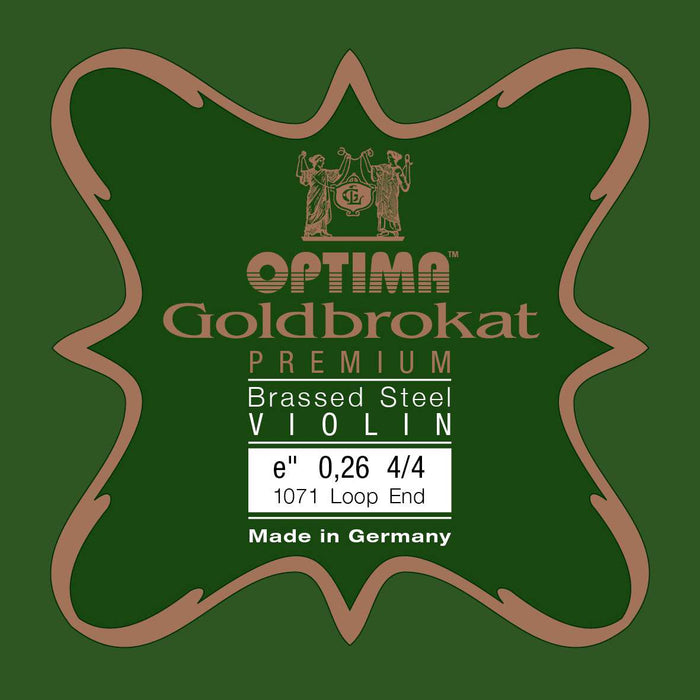 Goldbrokat Brassed Premium Violin E String 小提黄铜E弦
